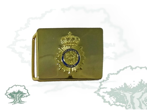 Hebilla Policía Nacional para cinturón de gala