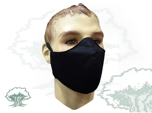 Mascarilla lisa textil higiénica