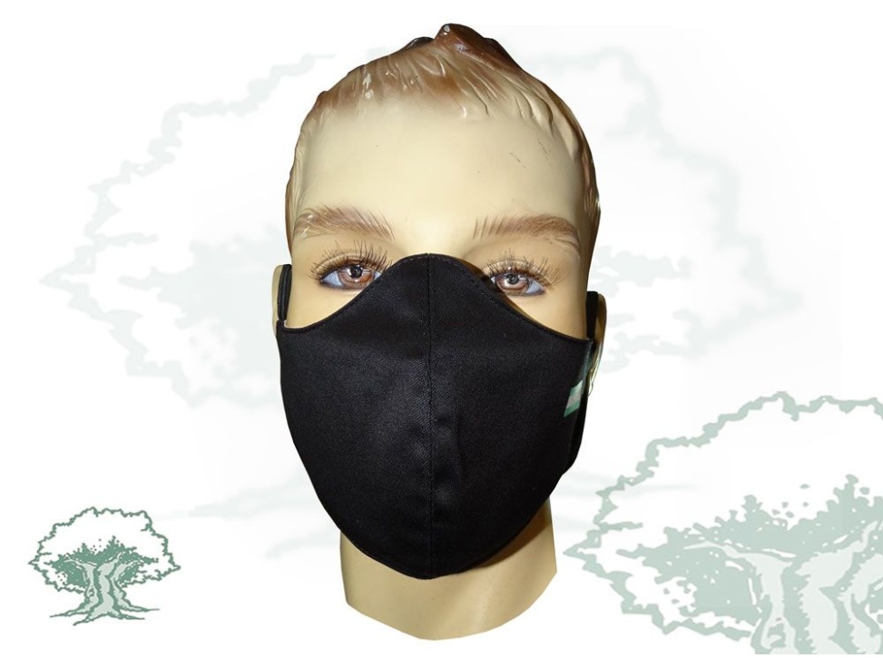 Mascarilla textil higiénica con bandera de la comunidad autónoma