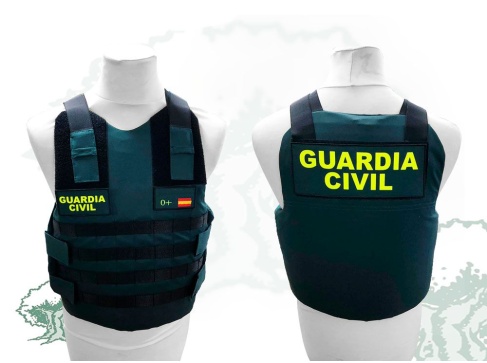 Funda chaleco antibalas Guardia Civil molle