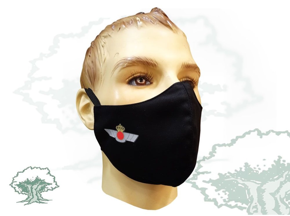Mascarilla Ejército del Aire textil higiénica