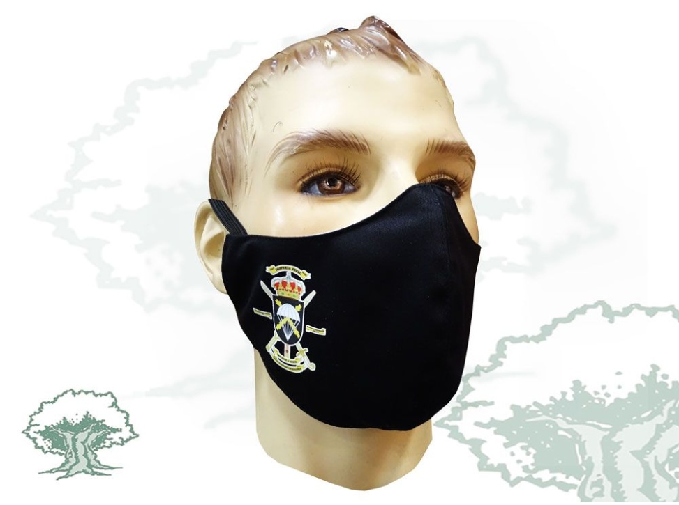 Mascarilla Brigada Paracaidista (BRIPAC) textil higiénica