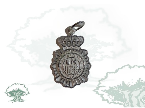 Colgante de plata Policía Nacional