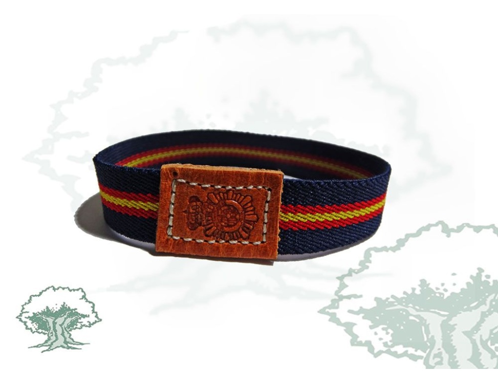 Pulsera caballero de goma