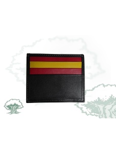 Tarjetero España con monedero de cuero