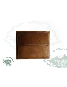 Tarjetero con monedero de cuero 2