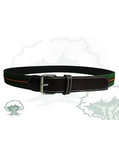 Cinturón España de cuero en verde