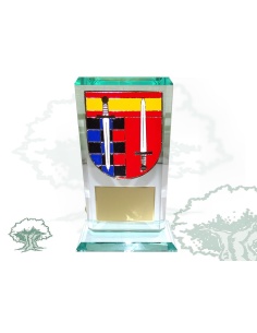 Placa dedicatoria Reservista Voluntario Guardia Civil