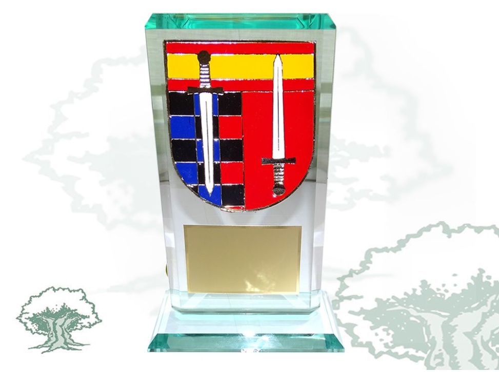 Placa dedicatoria Reservista Voluntario Guardia Civil