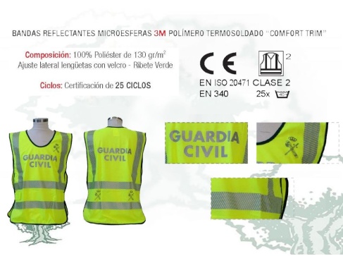 Chaleco reflectante Guardia Civil 3M
