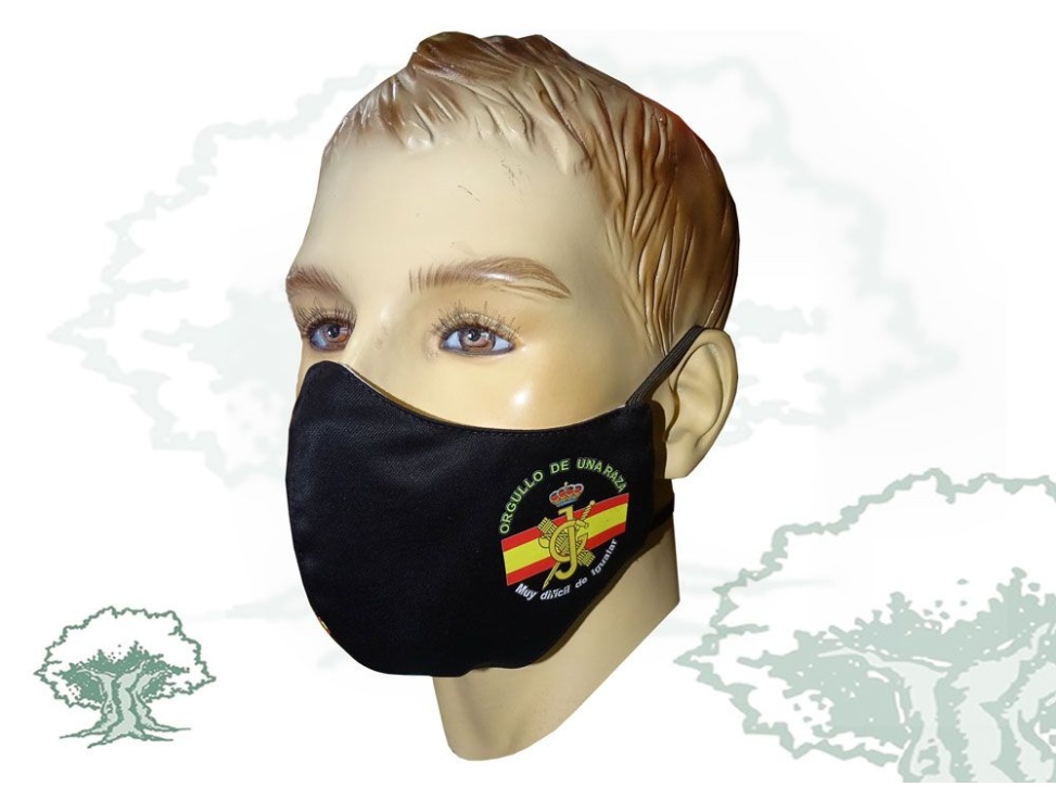 Mascarilla Polilla El orgullo continua textil higiénica