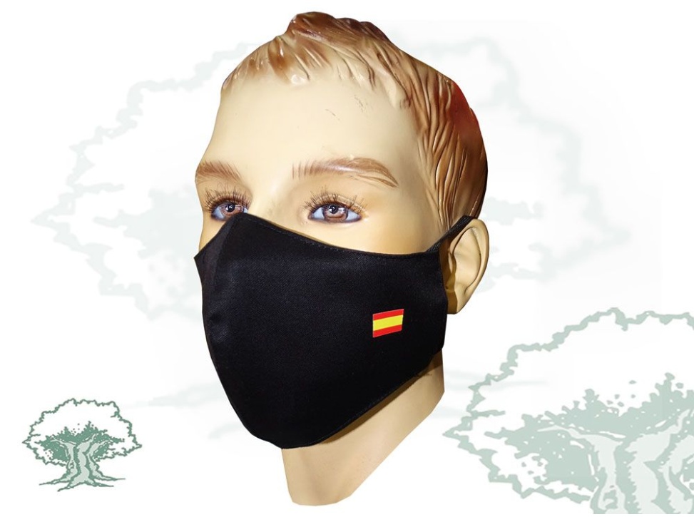 Mascarilla Infantería de Marina textil higiénica