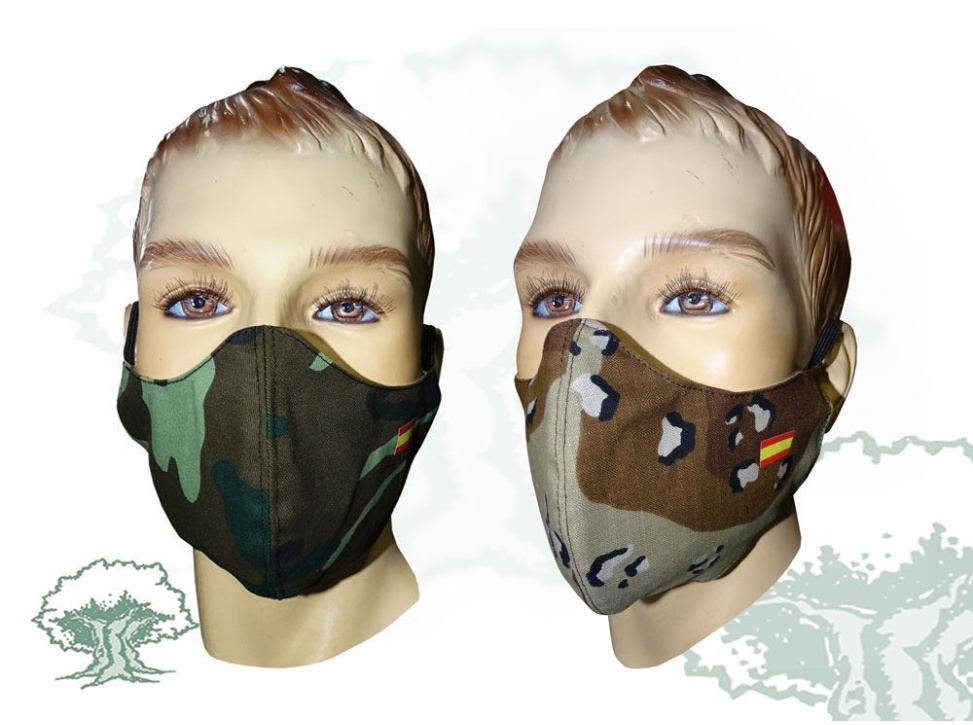 Mascarilla Camuflaje textil higiénica