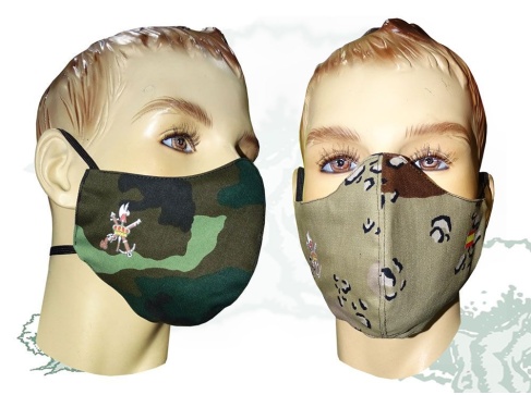 Mascarilla Legión de camuflaje textil higiénica