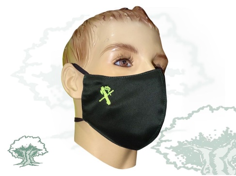 Mascarilla Guardia Civil textil higiénica bordada