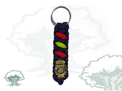 Llavero Policía Nacional de paracord