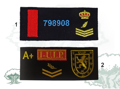 Galleta UIP de la Policía Nacional personalizada