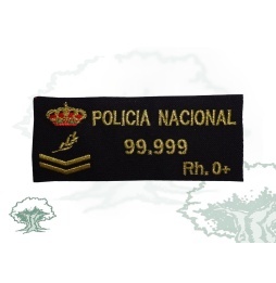 Galleta Policía Nacional personalizada