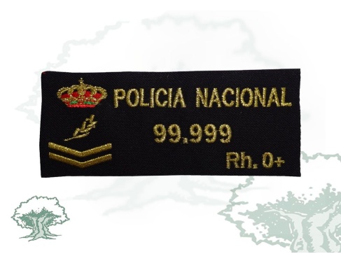 Galleta Policía Nacional personalizada