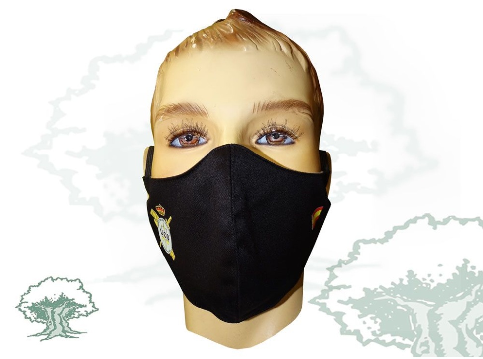 Mascarilla UCO Guardia Civil textil higiénica