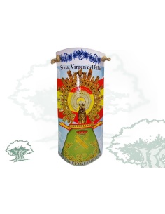 Teja Virgen del Pilar de cerámica