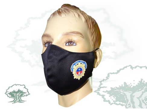 Mascarilla textil higiénica Promoción XXXVI de la Academia de Policía