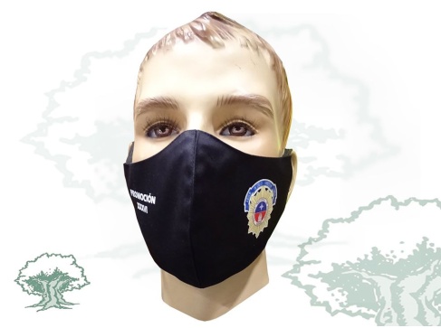 Mascarilla textil higiénica Promoción XXXVI de la Academia de Policía