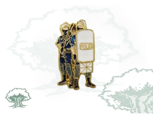 Pin antidisturbios con escudo Policía Nacional Pin antidisturbios con escudo Policía Nacional