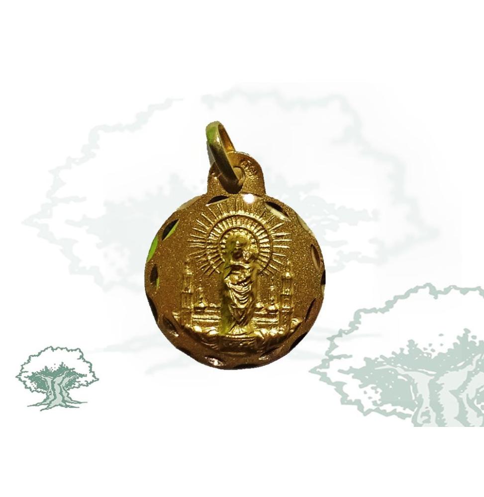 Medalla Virgen del Pilar de oro mediana