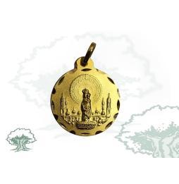 Medalla de oro de la Virgen del Pilar grande
