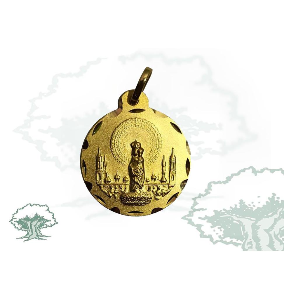 Medalla Virgen del Pilar de oro grande