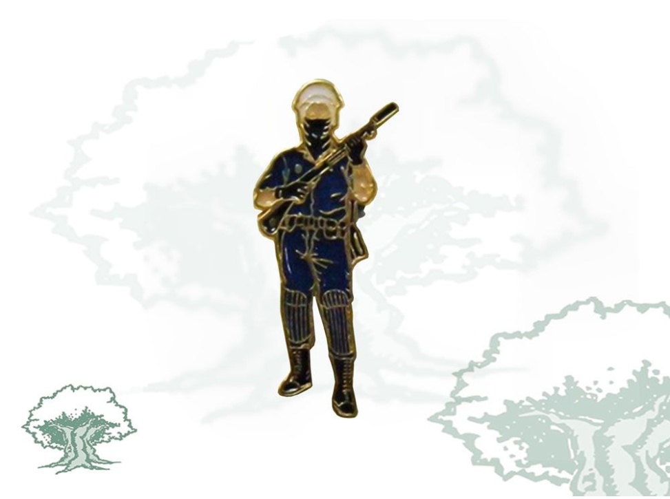 Pin antidisturbios con bocacha Policía Nacional