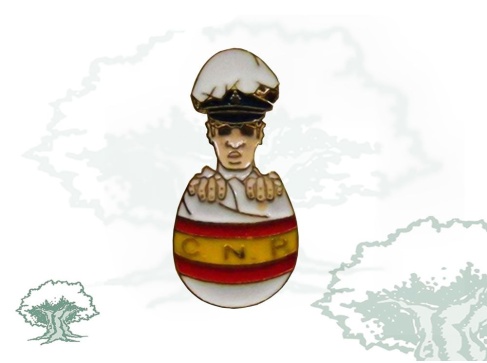 Pin Policía Nacional huevo