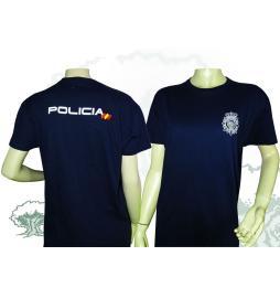 Camiseta Policía Nacional azul marino