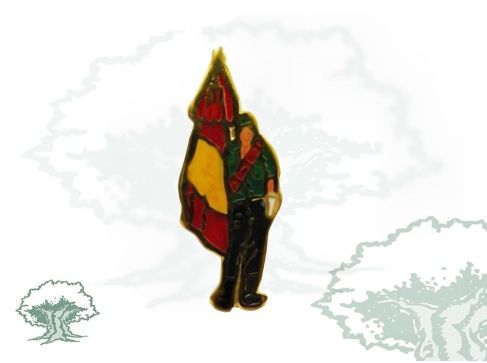 Pin Guardia Civil con bandera de España