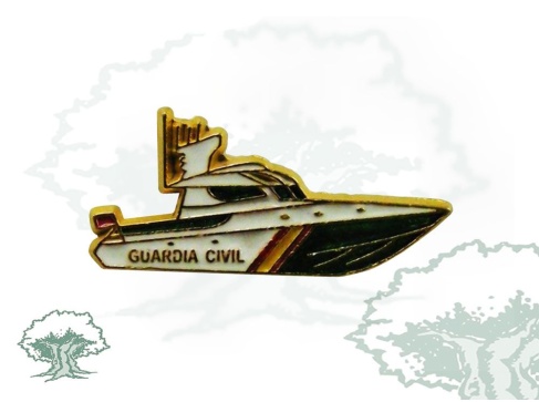 Pin Guardia Civil lancha