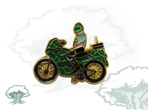 Pin Guardia Civil moto rural