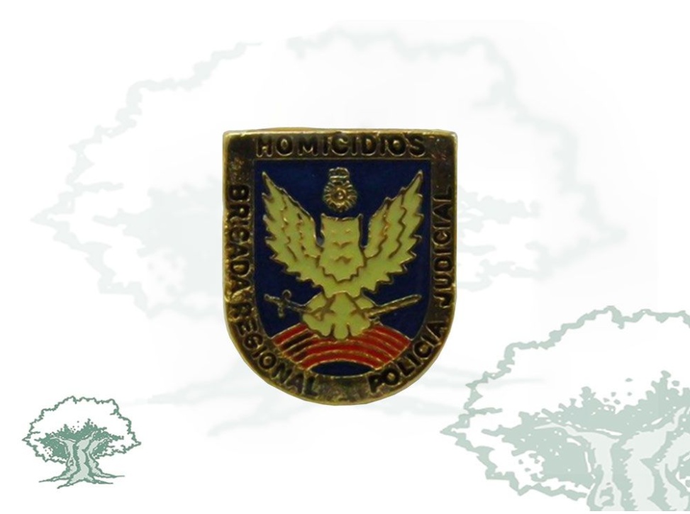Pin Brigada Regional de Homicidios Policía Nacional