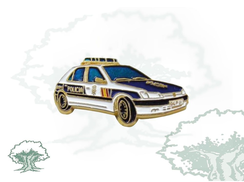 Pin Policía Nacional coche