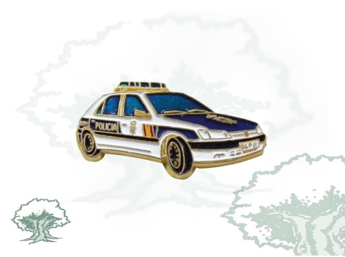 Pin Policía Nacional coche