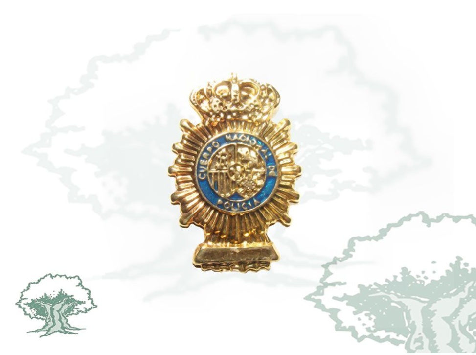 Pin placa Policía Nacional