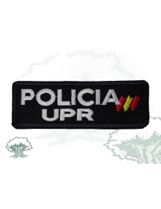 Galleta UPR Policía Nacional bordada