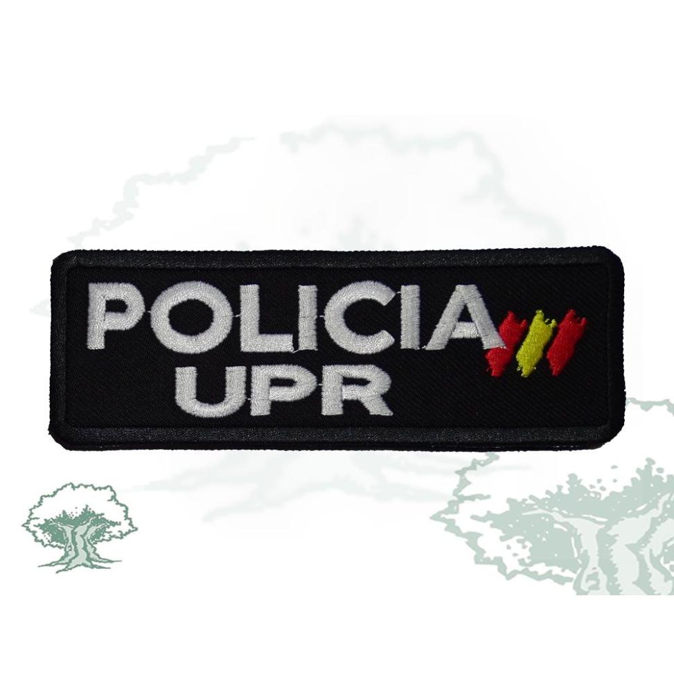 Galleta UPR de la Policía Nacional bordada
