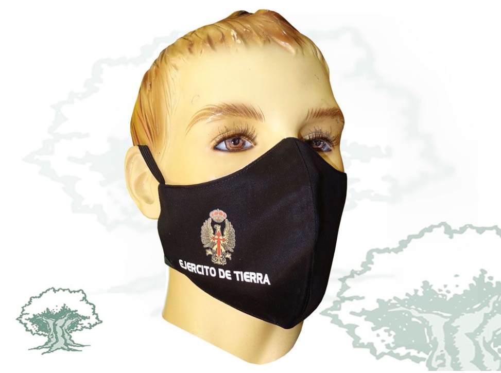 Mascarilla Ejército textil higiénica