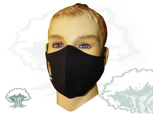 Mascarilla UME negra textil higiénica