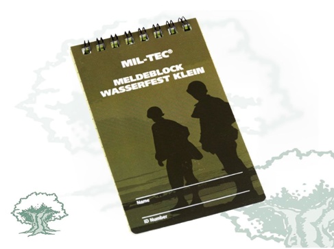 Bloc de notas Miltec Bloc de notas Miltec