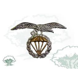 Emblema Brigada Paracaidista plateado para boina