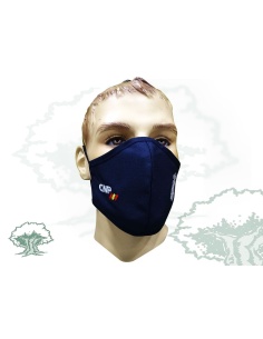 Mascarilla Policía Nacional higiénica reutilizable bordada 2