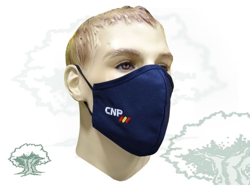 Mascarilla Policía Nacional higiénica reutilizable bordada
