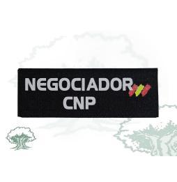 Logo reflectante Negociador de la Policía Nacional